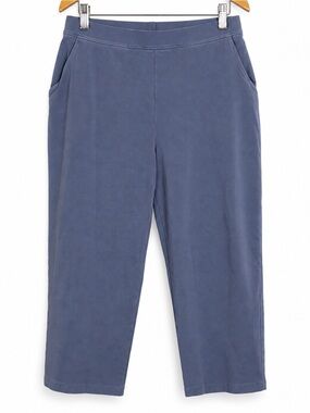 L.L.Bean Petite Small Blue Pull-On Ankle Pants Casual Outdoor Boho